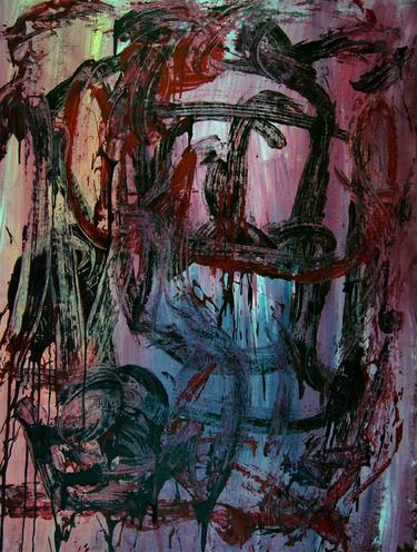 Original Abstract Expressionism Abstract Paintings by Rami Yazje