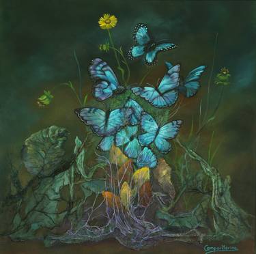 Original Contemporary Nature Paintings by Cecilia Campos