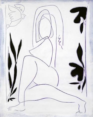 Print of Abstract Women Drawings by Cris conde