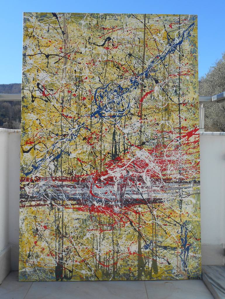 Original Abstract Painting by NEBO erand