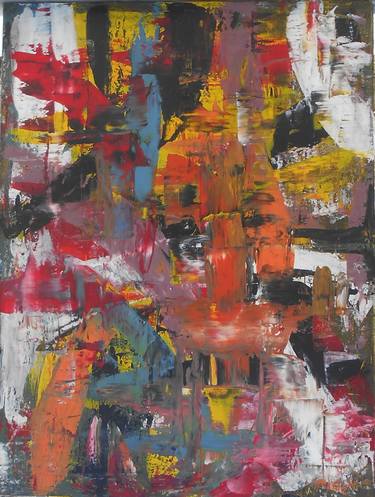 Print of Abstract Expressionism Abstract Paintings by NEBO erand