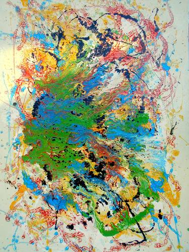 Print of Abstract Expressionism Abstract Paintings by NEBO erand