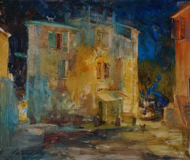 Print of Fine Art Cities Paintings by Olena Vavourakis