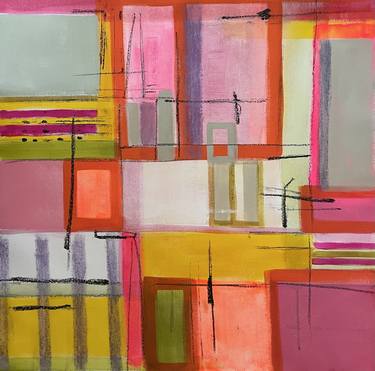 Original Abstract Painting by Monique Duinker