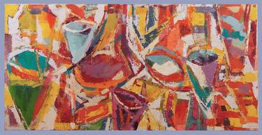 Original Abstract Expressionism Music Paintings by Michal Shapiro