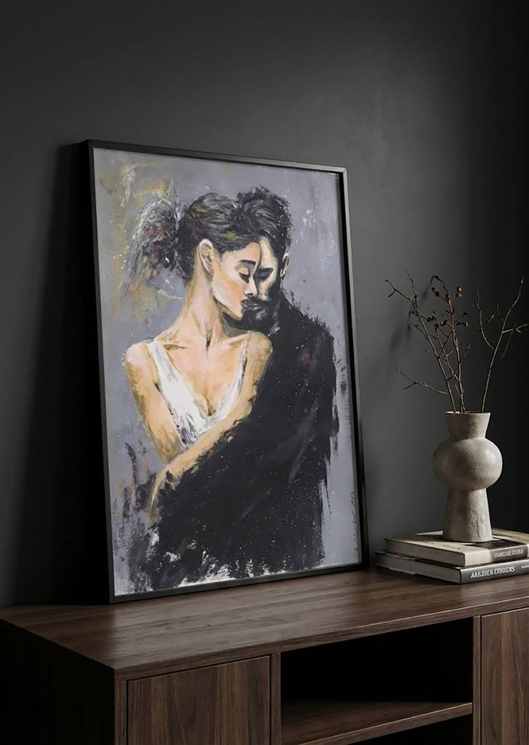 Original Contemporary People Painting by Yulia Schuster