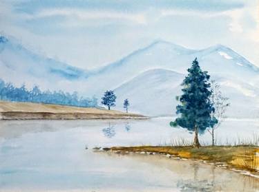 Print of Realism Landscape Paintings by Yulia Schuster