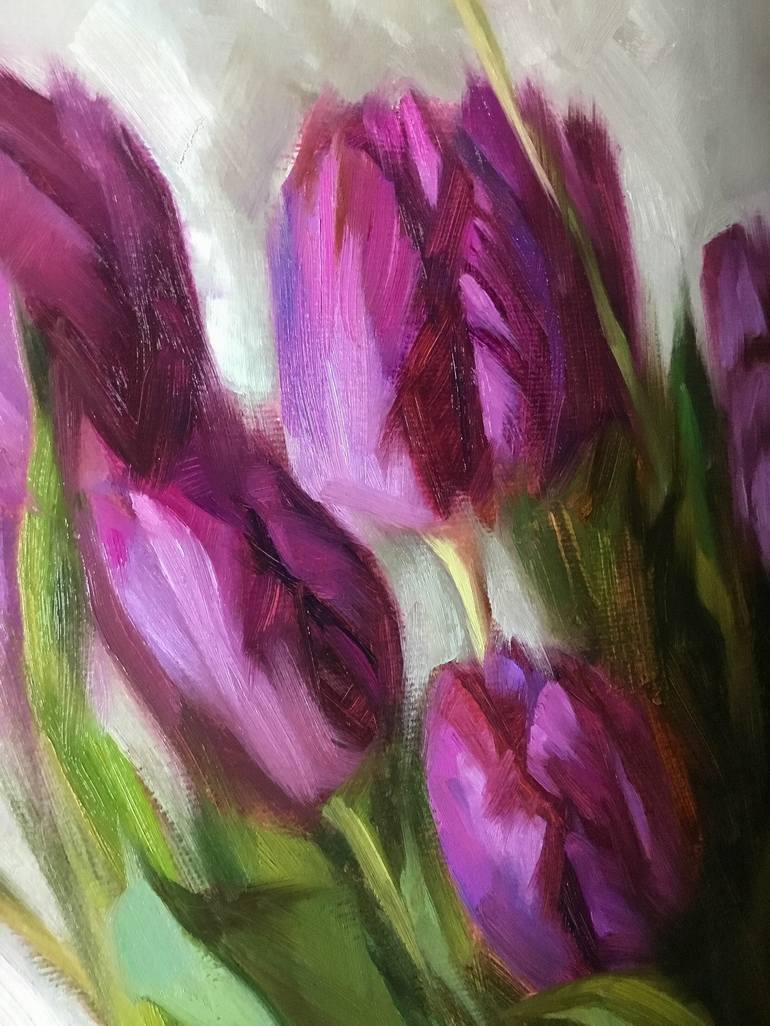 Original Floral Painting by Alex Kelly