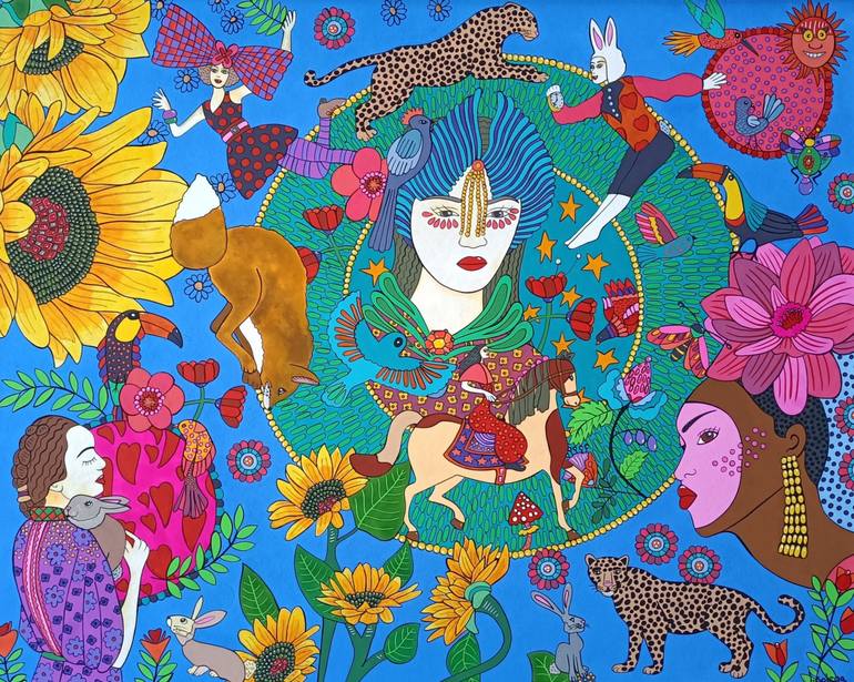 Print of Symbolism Love Paintings by Lucrezia Solena