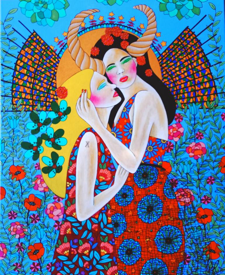 Original  Painting by lucrezia solena