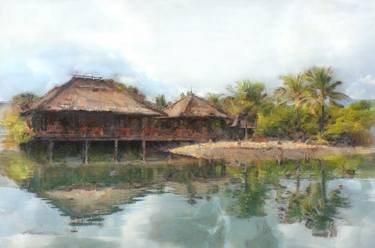 Mimpi Resort Menjangan Painting By Sergey Lukashin Saatchi Art - 