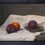 Plums and Nectarine by Allison Parker