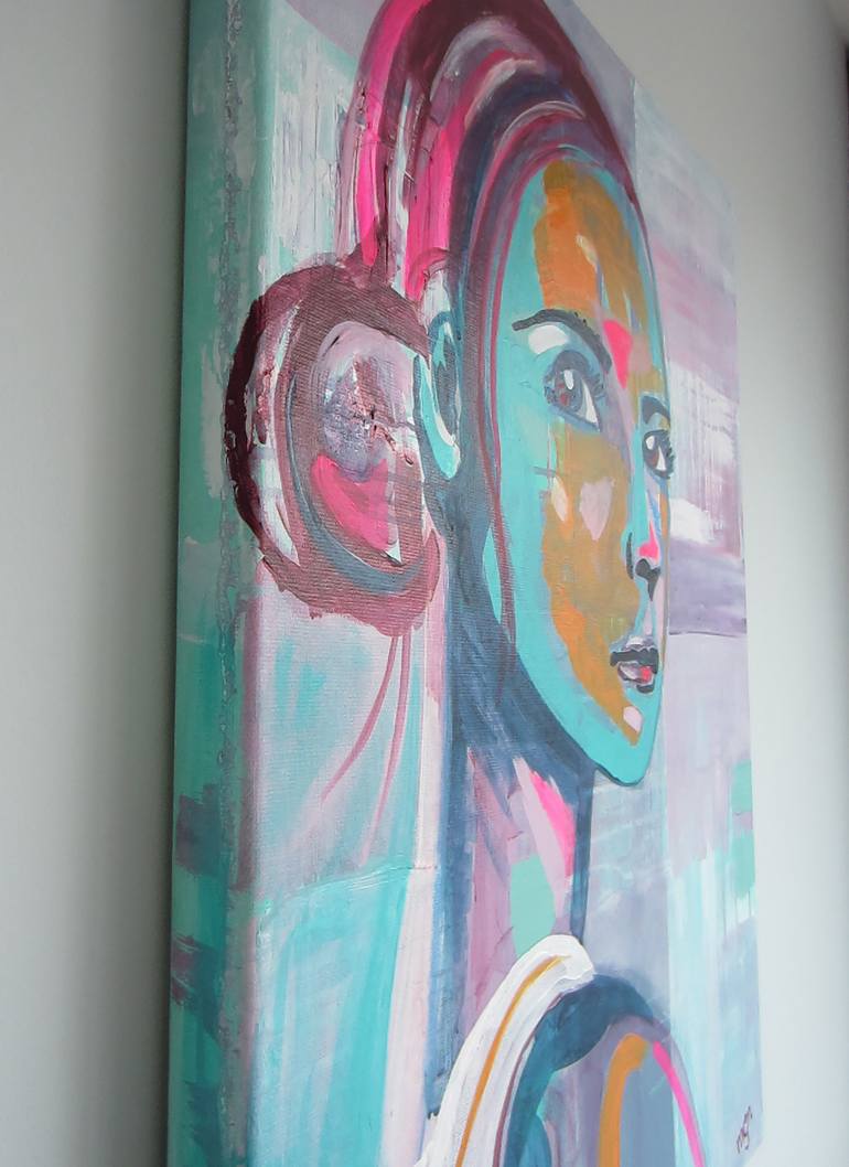 Original Portrait Painting by Marjolein Verstappen