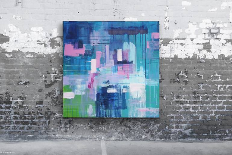 Original Abstract Expressionism Abstract Painting by Marjolein Verstappen