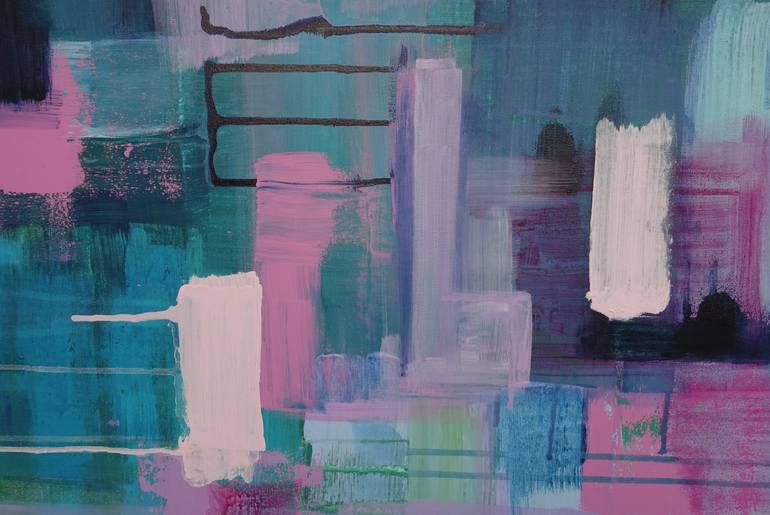 Original Abstract Expressionism Abstract Painting by Marjolein Verstappen