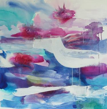 Original Abstract Expressionism Abstract Paintings by Marjolein Verstappen
