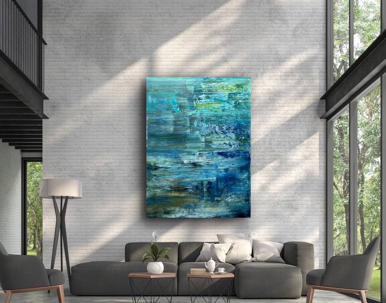 Original Abstract Painting by Robert Hei N Rich Niesse