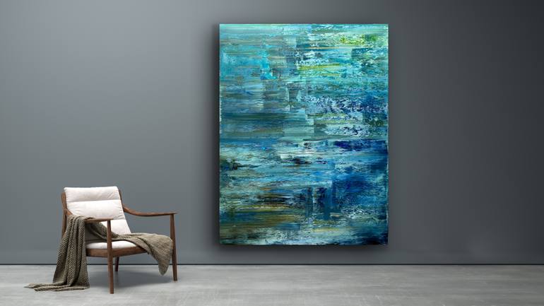 Original Abstract Painting by Robert Hei N Rich Niesse