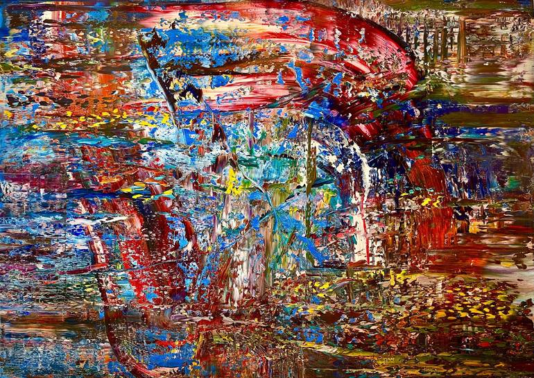 Original Abstract Paintings by Robert H N Rich Niesse