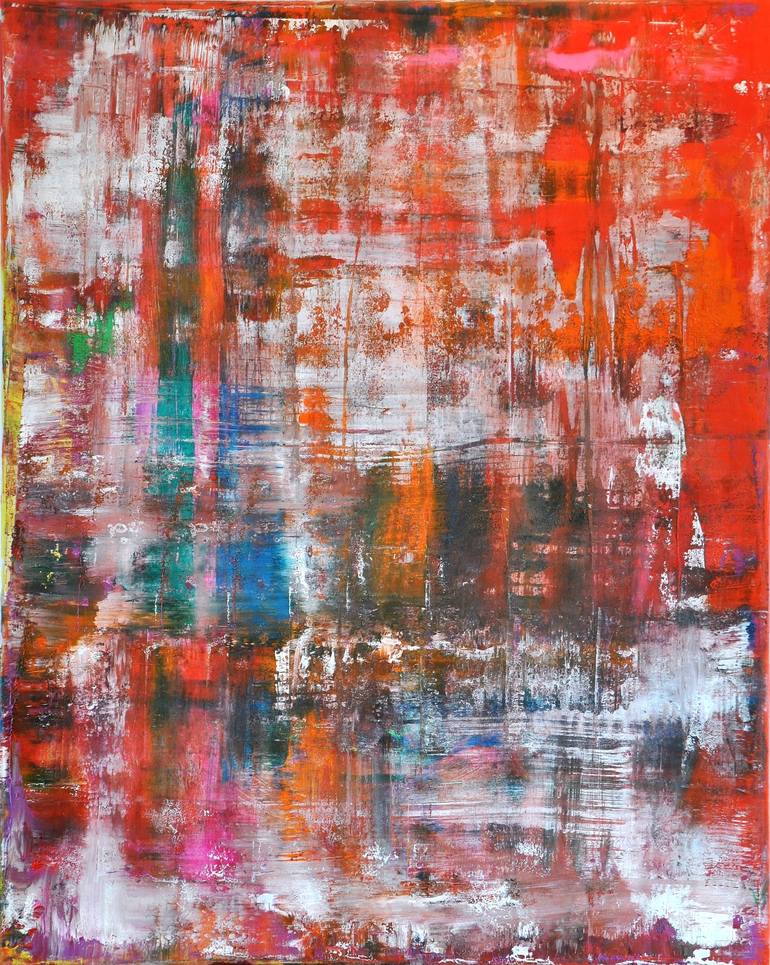 abstract twins no 2001-954-1 Painting by Robert H N Rich | Saatchi Art