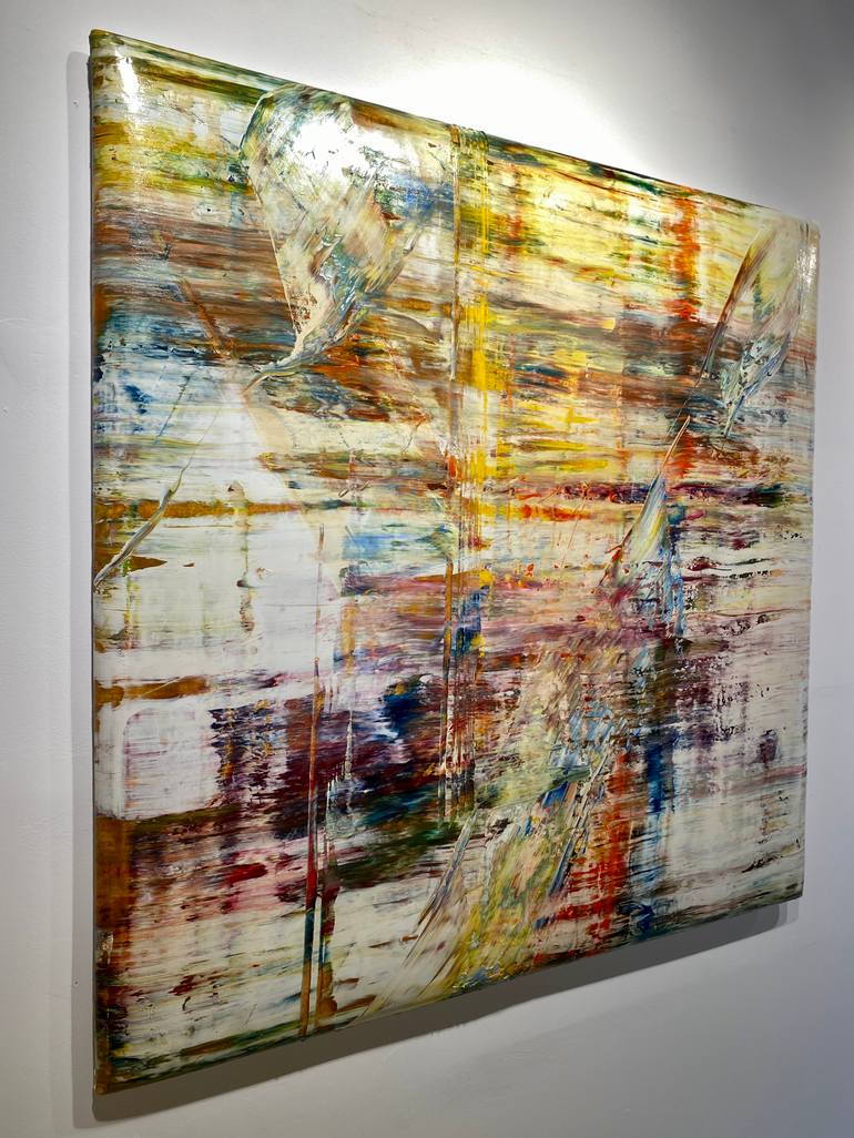 Original Abstract Expressionism Abstract Painting by Robert Hei N Rich Niesse