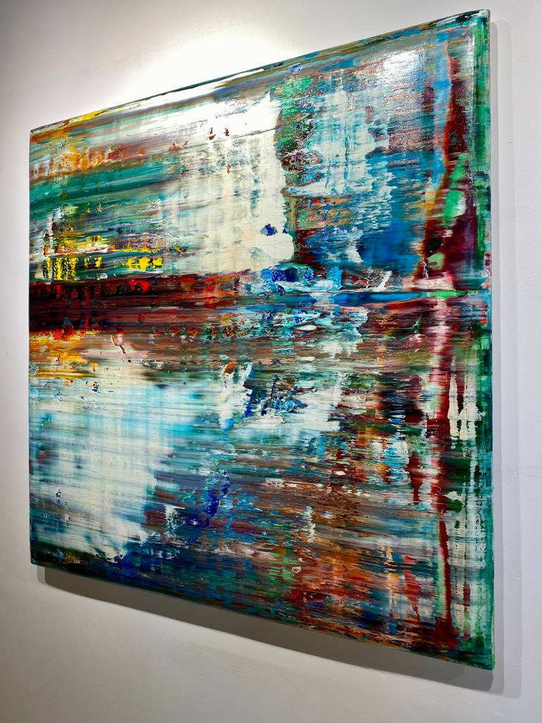 Original Abstract Painting by Robert Hei N Rich Niesse