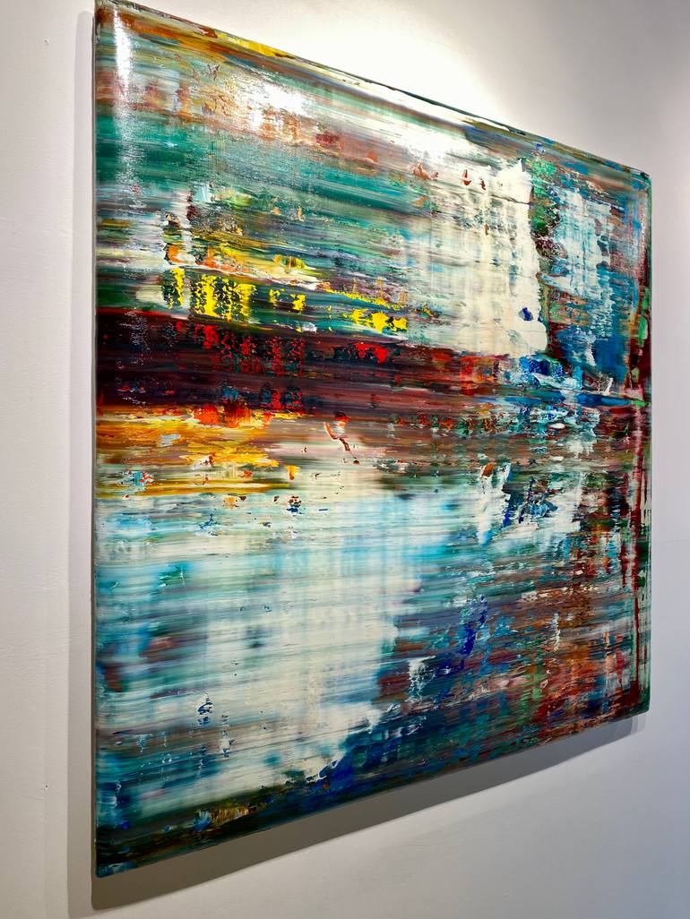 Original Abstract Painting by Robert Hei N Rich Niesse