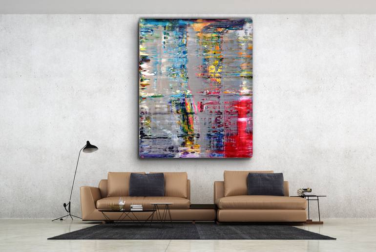 Original Abstract Painting by Robert H N Rich Niesse