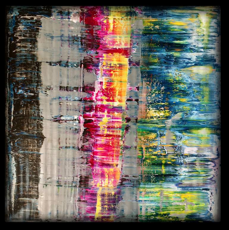 Original Abstract Expressionism Abstract Painting by Robert H N Rich Niesse