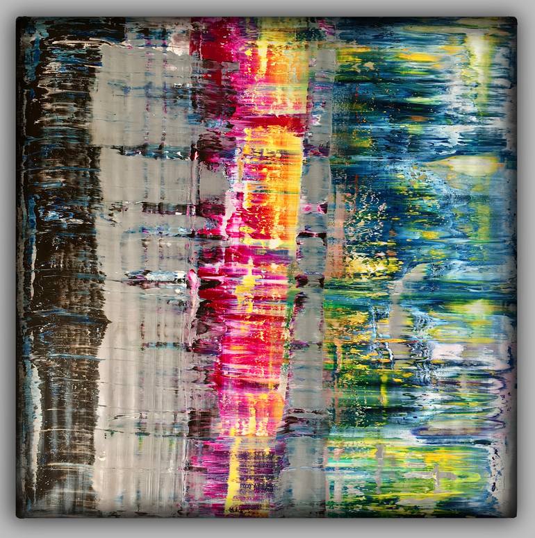 Original Abstract Expressionism Abstract Painting by Robert H N Rich Niesse