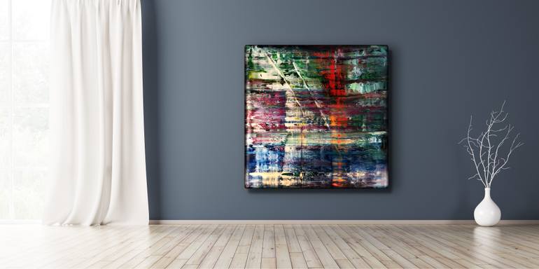 Original Abstract Expressionism Abstract Painting by Robert H N Rich Niesse