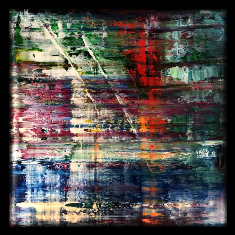 Original Abstract Expressionism Abstract Painting by Robert H N Rich Niesse