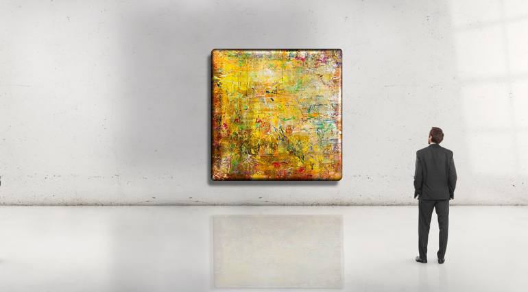 Original Abstract Expressionism Abstract Painting by Robert Hei N Rich Niesse