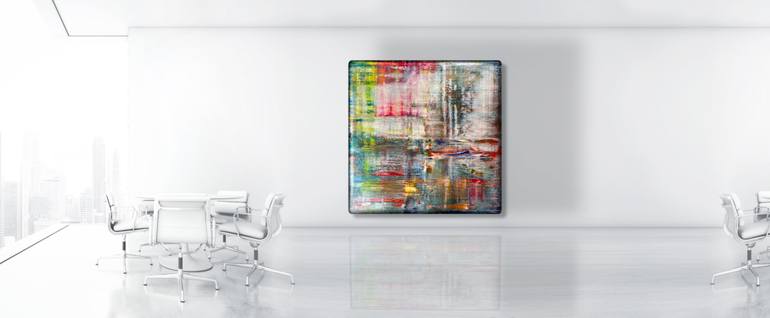 Original Abstract Expressionism Abstract Painting by Robert H N Rich Niesse