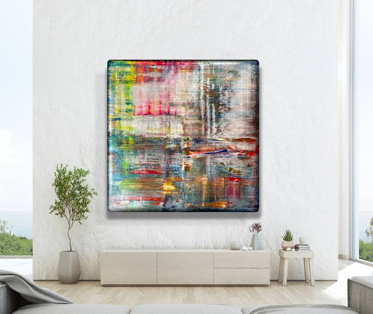 Original Abstract Expressionism Abstract Painting by Robert H N Rich Niesse