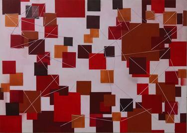 Print of Abstract Expressionism Geometric Paintings by Iqra Saigal