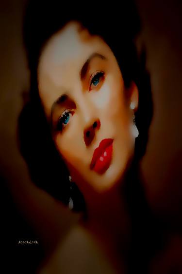 Original Art Deco Celebrity Paintings by ACQUA LUNA