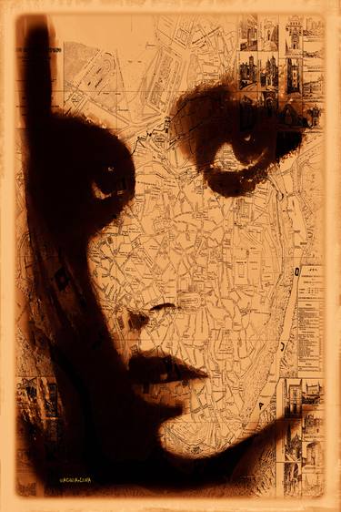 Original Conceptual Women Mixed Media by ACQUA LUNA