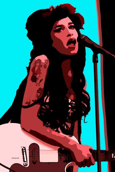 Original Pop Art Celebrity Paintings by ACQUA LUNA