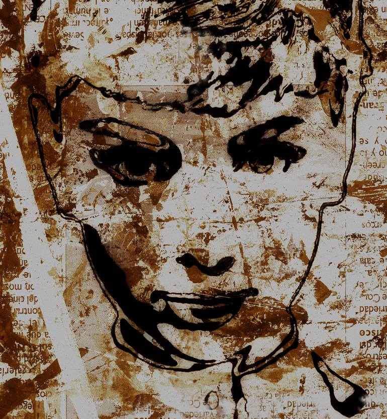 Original Contemporary Pop Culture/Celebrity Mixed Media by Acqua Luna