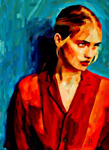 Original Expressionism Women Paintings by ACQUA LUNA