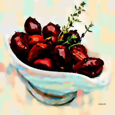 Original Expressionism Food & Drink Paintings by ACQUA LUNA