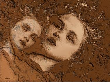 Original Conceptual Women Mixed Media by ACQUA LUNA