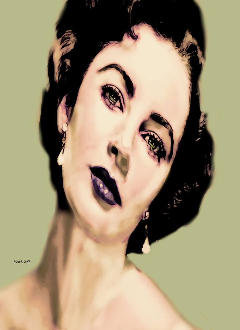 Elizabeth Taylor paintings | Saatchi Art