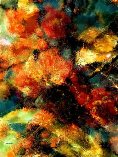 Original Abstract Expressionism Floral Photography by ACQUA LUNA