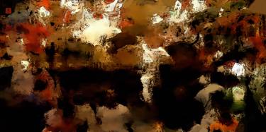 Original Abstract Expressionism Abstract Mixed Media by ACQUA LUNA