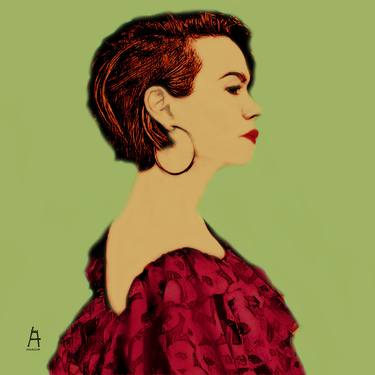 Original Portraiture Pop Culture/Celebrity Paintings by ACQUA LUNA