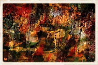 Original Abstract Expressionism Cities Digital by ACQUA LUNA