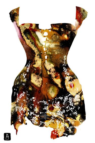 Original Body Mixed Media by ACQUA LUNA