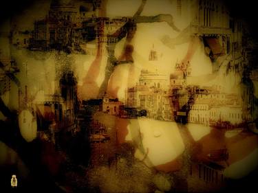 Original Abstract Expressionism Cities Mixed Media by ACQUA LUNA